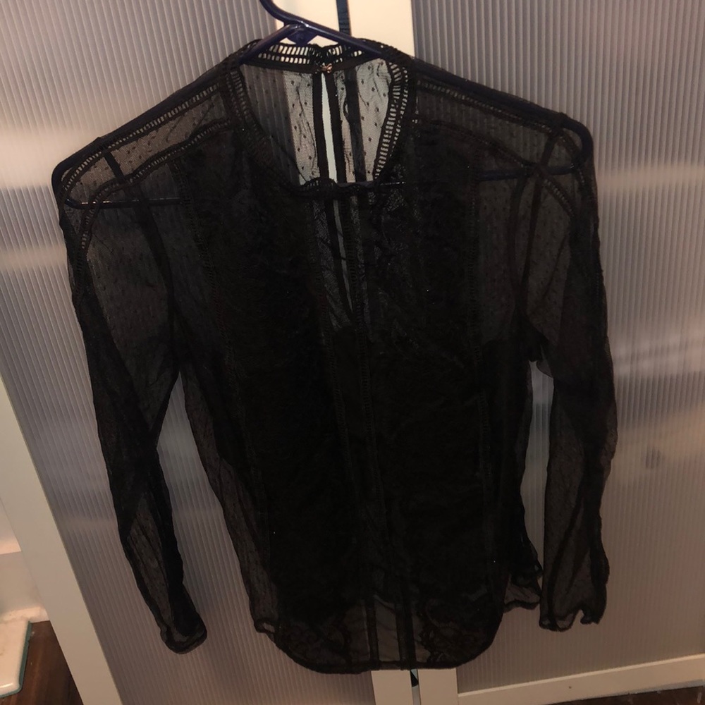 Express Size M sheer top